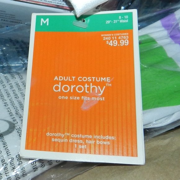 Wizard of Oz Dorothy Dress Costume Adult Halloween Party 🆕FAST😮‍💨⚡🚚 - Picture 6 of 13